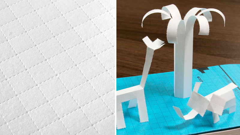 Illustration for article titled Ingenious Perforated Graph Paper Lets You Easily Tear Out Any-Sized Notes